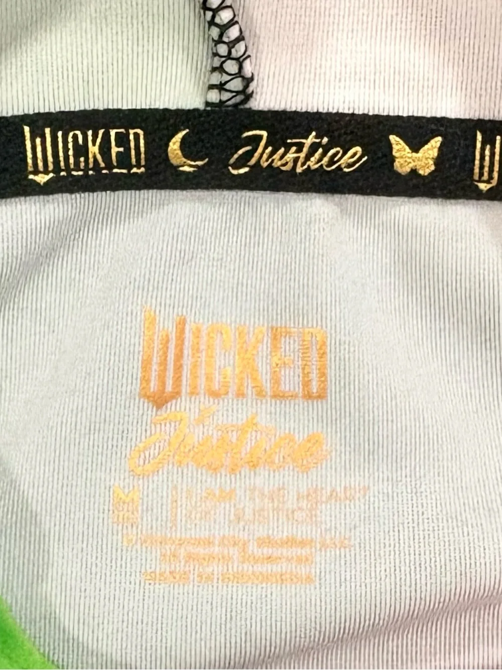 NWT Justice x Wicked Soft Velour Pullover Hoodie Girls Youth Size 10 (M)